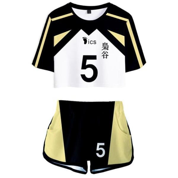 Cosplay Short / Crop Top N ° 5 HS0911 1 / XS Official HAIKYU SHOP Merch