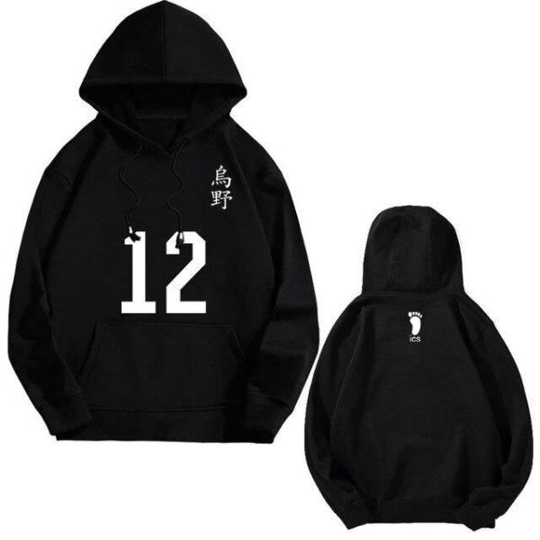Hoodie Player Karasuno 12 HS0911 S Official HAIKYU SHOP Merch