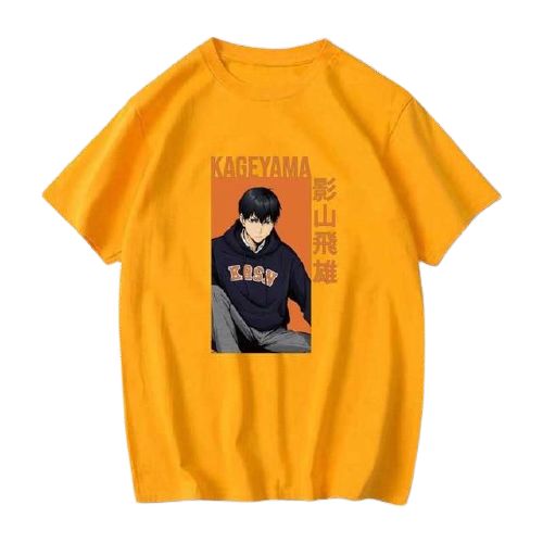 T-Shirt Tobio HS0911 Orange / XS Official HAIKYU SHOP Merch