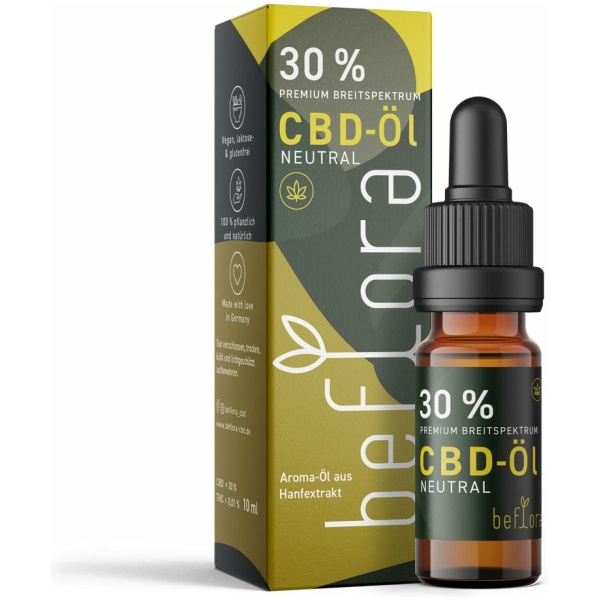 Beflora - CBD-Hanföl: Vollspektrum Öl Neutral & Minze - Beflora CBD