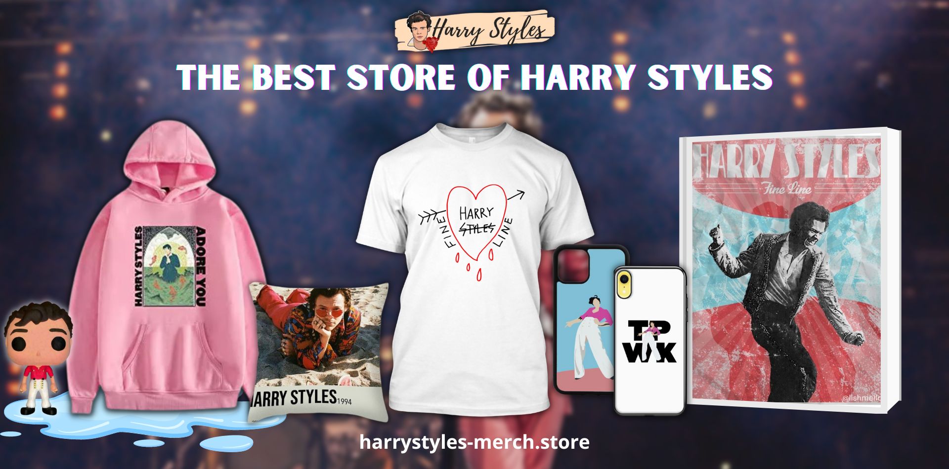 Harry Styles Love On Tour Merch 2022 Harry Styles American Idol