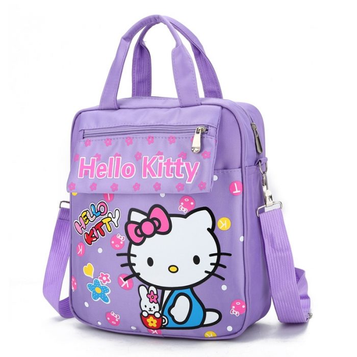 Anime Sanrio Hello Kitty Children s Bags Sweet and Multi Back Nylon Single Shoulder Messenger Bag 2 - Hello Kitty Plush