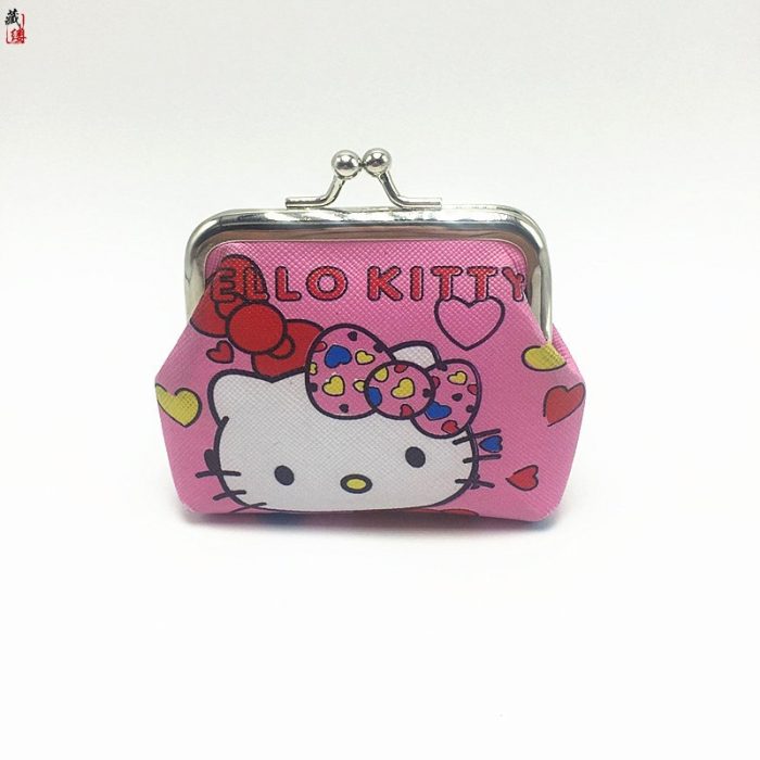 Hello Kitty Cartoon Coin Pouch Purse Sanrio Creative Small Wallet Wholesale My Melody Bags girls purse 4 - Hello Kitty Plush