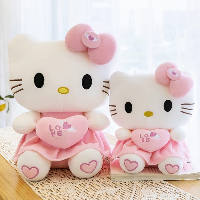Love Cute 23 55cm Hello Kitty Plush Toys Movie KT Cat Dolls Soft Stuffed Hello Kitty 2 - Hello Kitty Plush