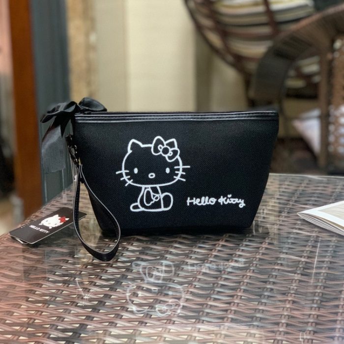 Sanrio Hello Kitty Portable Cosmetic Bag Makeup Case Wash Bag Women Bag Makeup Purse Shopping Box 5 - Hello Kitty Plush