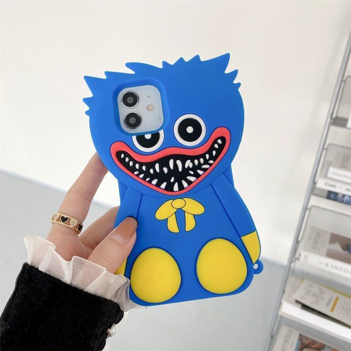 Huggy Wuggy Game Anime phone case For iphone 7 8 11 12 13 MAX Plus X - Huggy Wuggy Plush