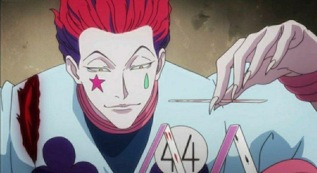 Hunter x Hunter Hisoka face tattoo anime face mask (requested