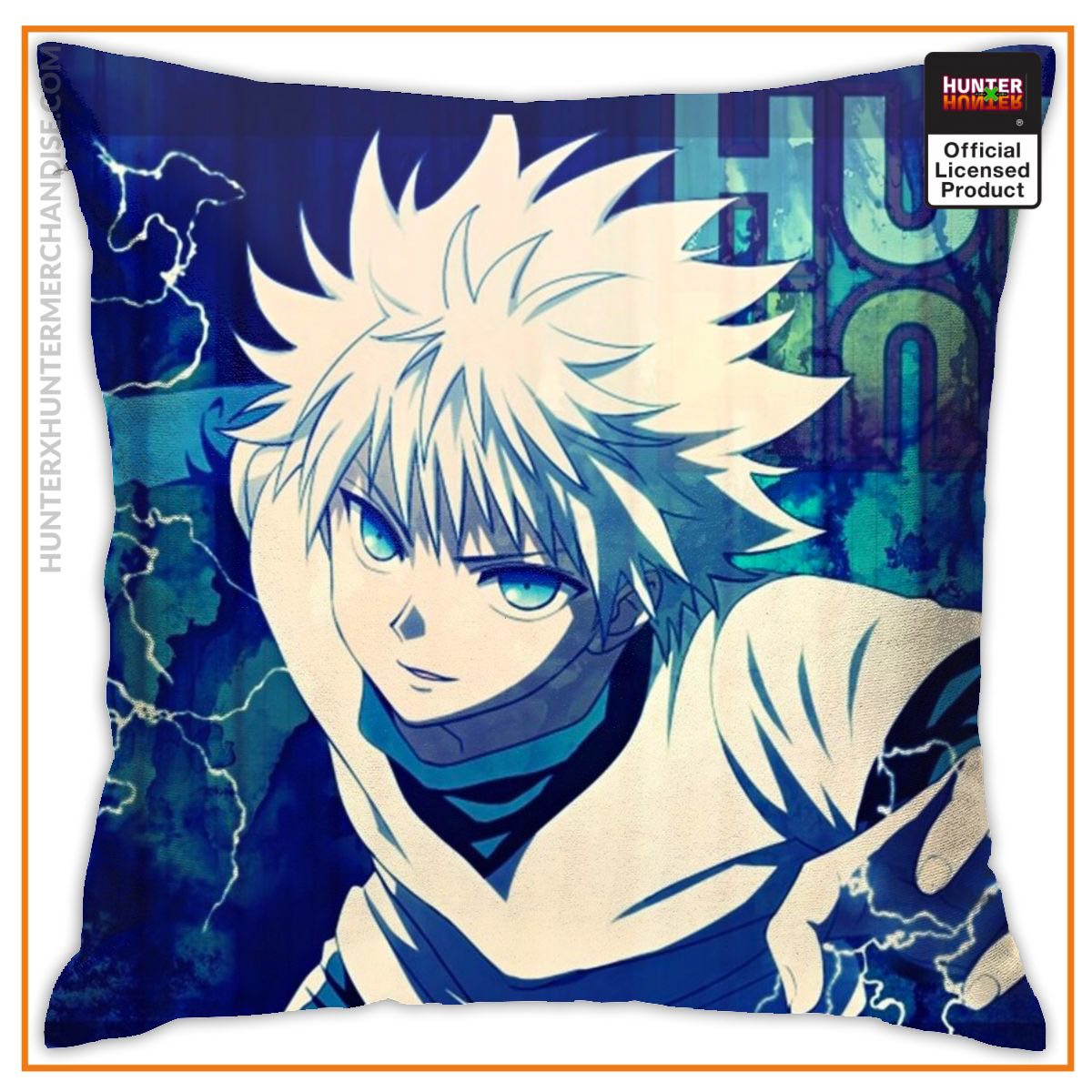 anime Pillow Home Cushion covers Cotton White pillow cover Sofa bed Nordic decorative Hunter X Hunter - Hunter x Hunter Store
