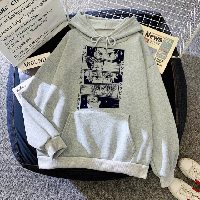 2021 Hot Japanese Anime Manga Kawaii Hunter X Hunter Hoodies Men Women Short Sleeve Sweatshirt Killua 9.jpg 640x640 9 - Hunter x Hunter Store