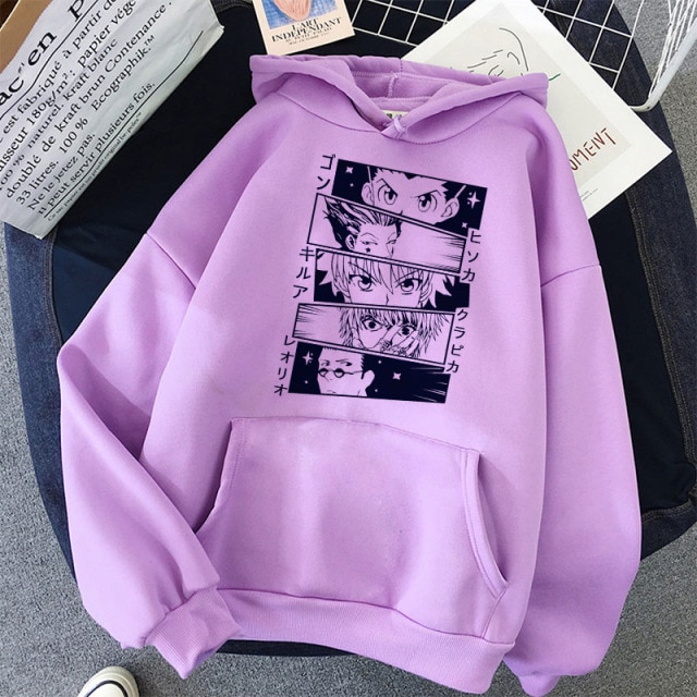 2021 Hot Japanese Anime Manga Kawaii Hunter X Hunter Hoodies Men Women Short Sleeve Sweatshirt Killua 23.jpg 640x640 23 - Hunter x Hunter Store