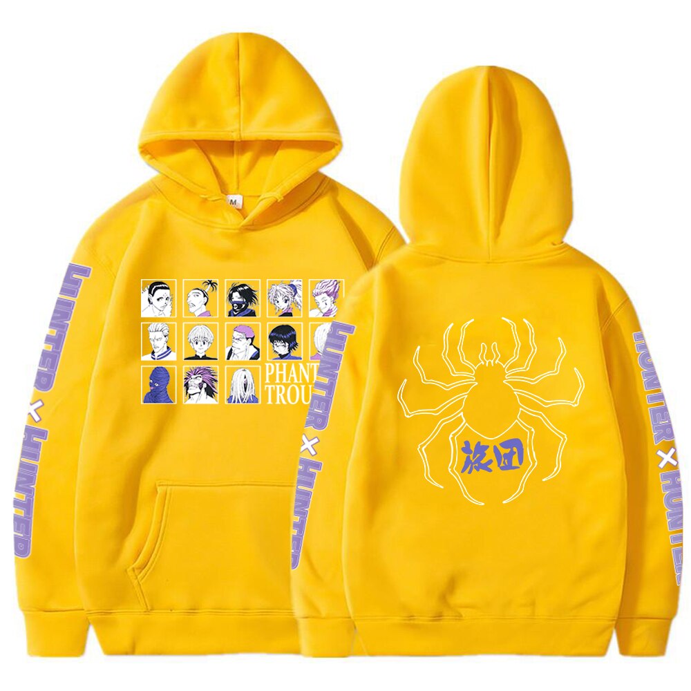 Anime Hunter x Hunter Cosplay Hoodies Phantom Troupe Hisoka Chrollo Sweatshirts Cozy Tops Pullovers Sudadera felpa 3 - Hunter x Hunter Store