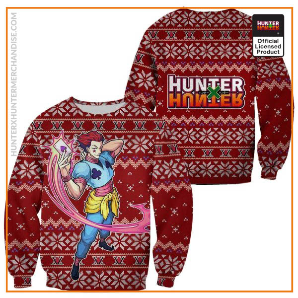 hisoka ugly christmas sweater hunter x hunter xmas gift gearanime - Hunter x Hunter Store