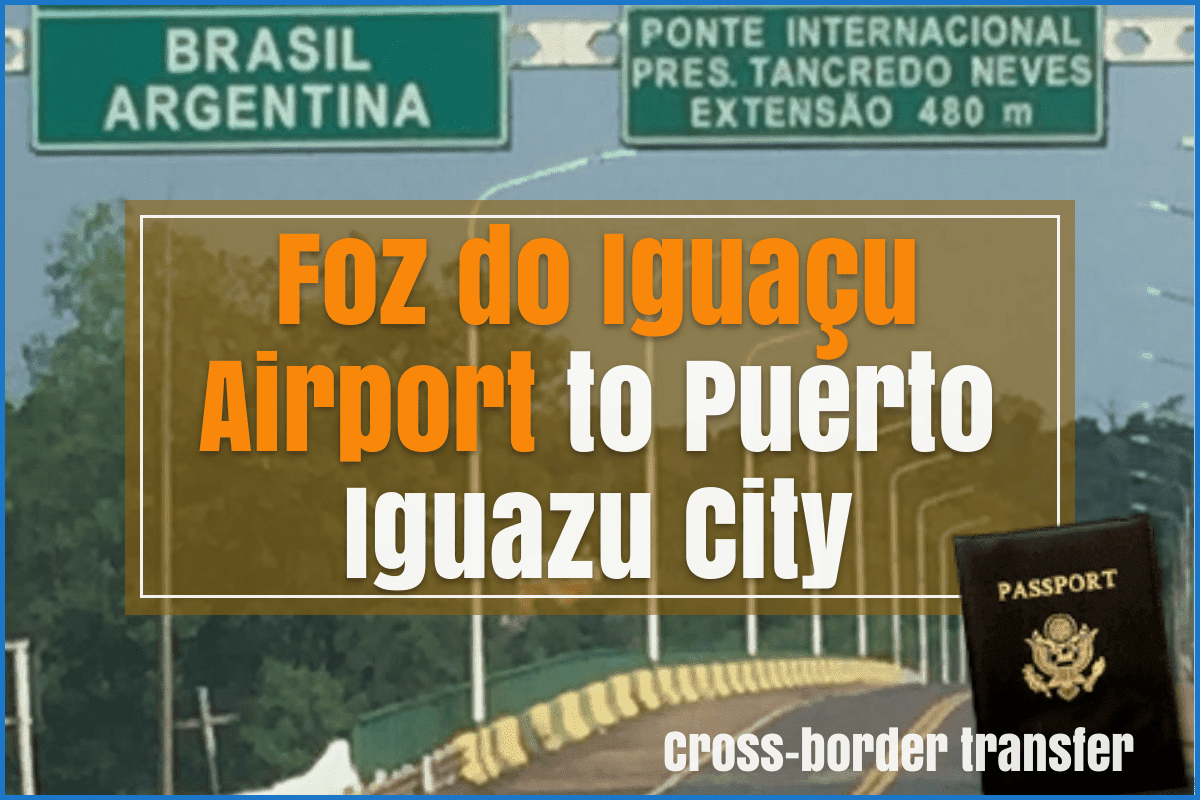 Transfer from the Foz do Iguacu airport to Puerto Iguazu