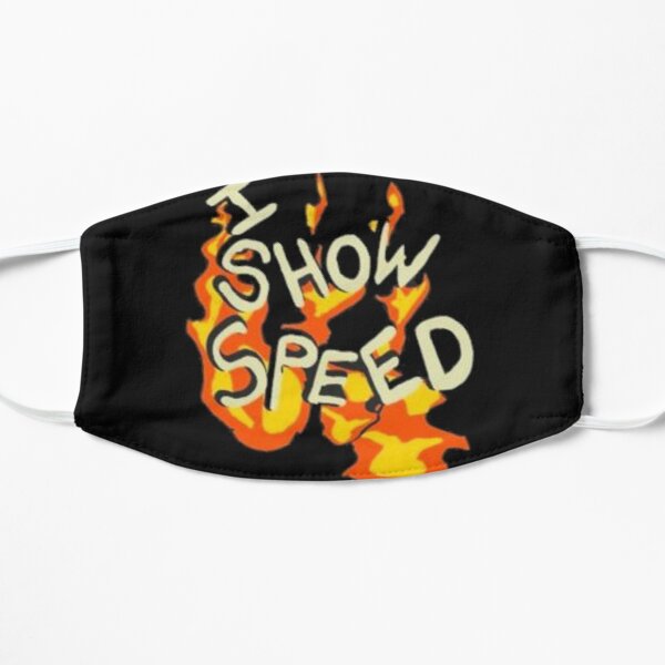 ishowspeed-fire Flat Mask RB1312 product Offical ishowspeed Merch