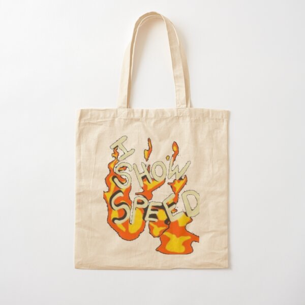 ishowspeed-fire Cotton Tote Bag RB1312 product Offical ishowspeed Merch