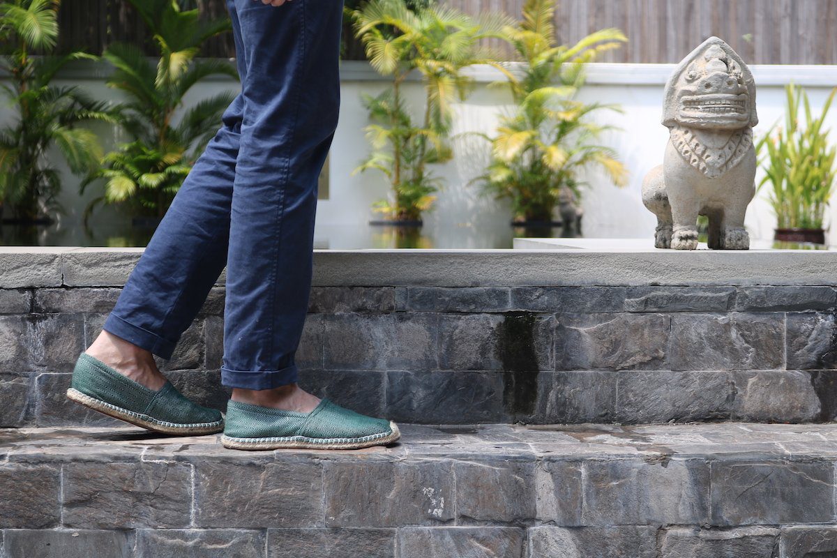 espadrille verte
