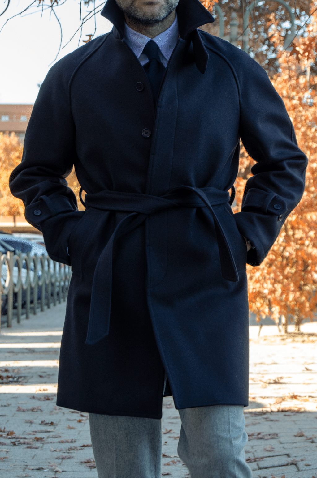 manteau homme hiver bleu