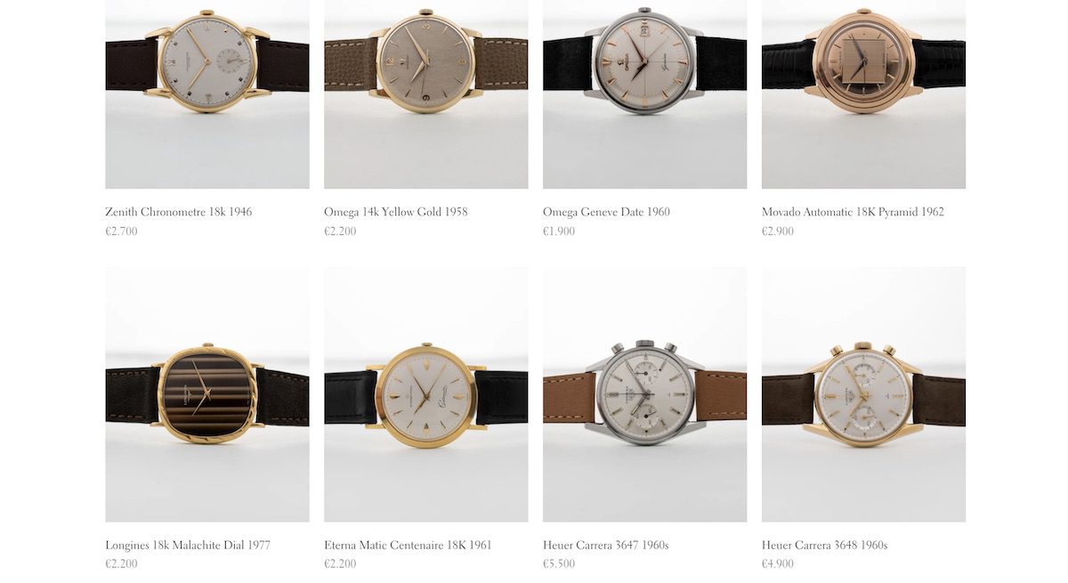 Vintage on sale watch sites