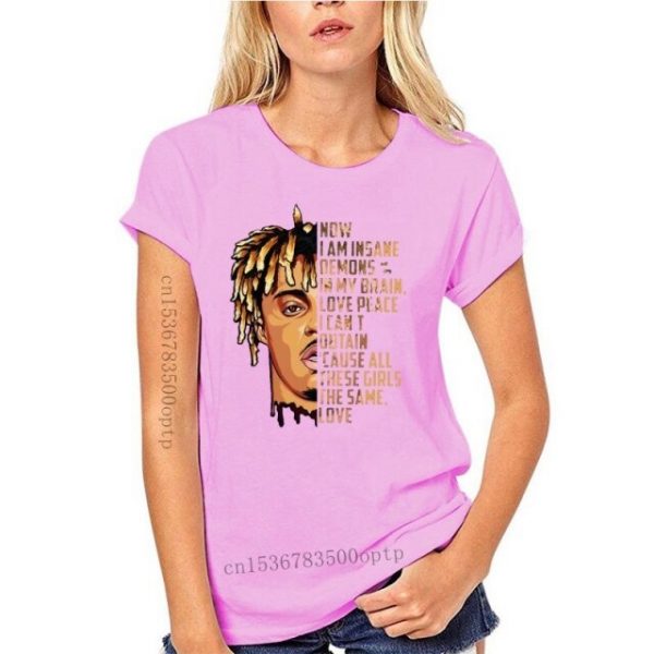 New JUICE WRLD Now I am insane All these girls the same love Black T shirt 8.jpg 640x640 8 - Juice Wrld Store