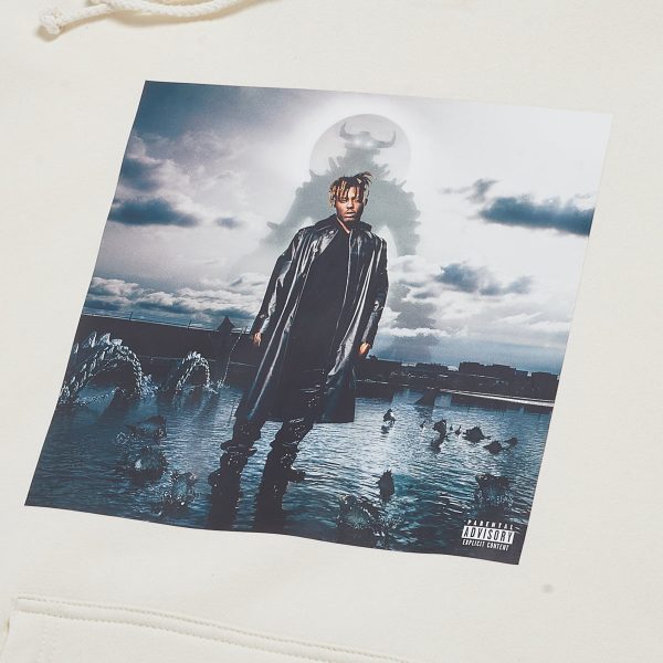 Fighting Demons Album Cover Hoodie Tan
