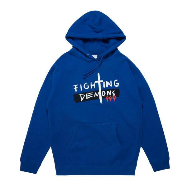 Fighting Demons Cross Hoodie