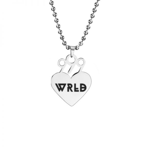 2020 Juice WRLD Pendant Necklace Beads Stainless Steel Necklace For Women Man Fans Gift Collares Mujer 5 - Juice Wrld Store