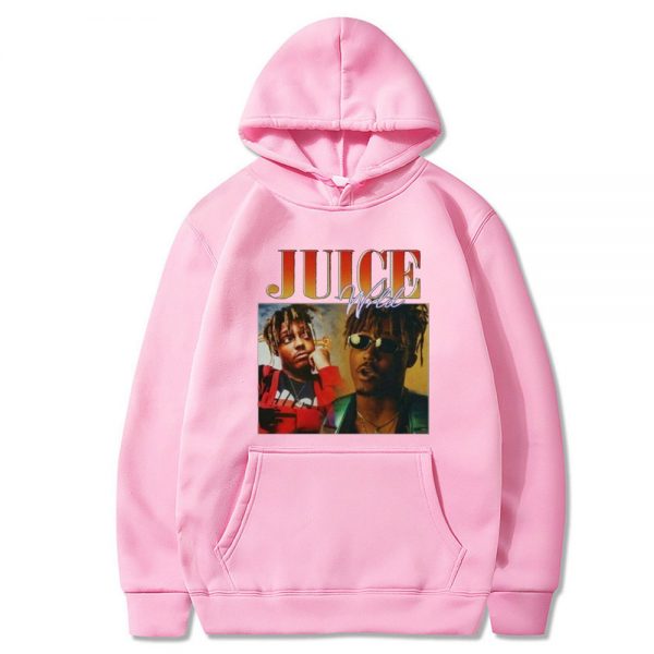 Fashion Juice WRLD Pattern Hoodies Men Hoodie Sweatshirts Harajuku Hip Hop Casual Hoody High Quality Fleece 2 - Juice Wrld Store