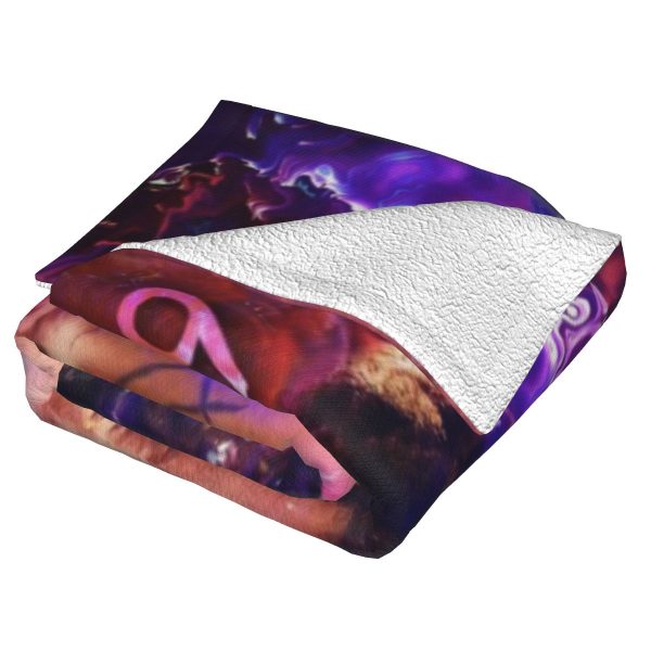 Juice WRLD hip hop singer printed blanket sheets flannel throw blanket bed and sofa blanket newborn 3 - Juice Wrld Store