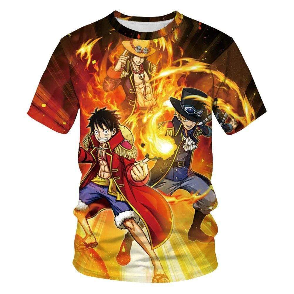 One Piece T Shirt The Fire Brotherhood OMS0911