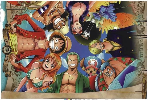 1000 Piece One Piece Puzzle Poster Mugiwara OMS0911