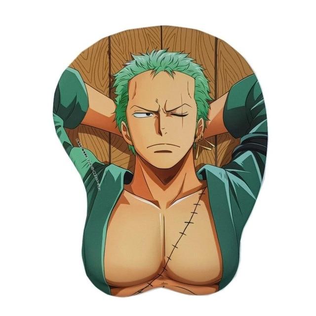 One Piece Roronoa Zoro Wrist Rest Mouse Pad ANM0608 Default Title Official One Piece Merch