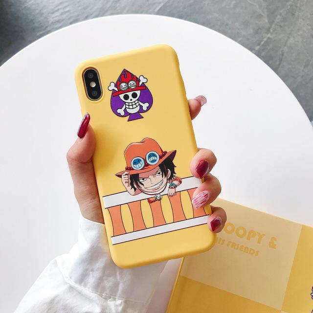 One Piece Yellow Portgas D. Ace iPhone Case ANM0608 For iphone 6Plus Official One Piece Merch