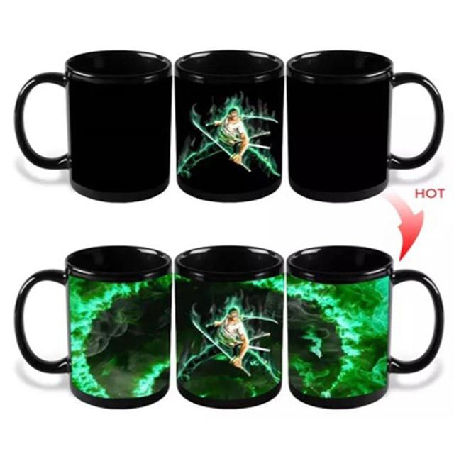 One Piece Pirate Hunter Roronoa Zoro Color Changing Mug Cup ANM0608 Default Title Official One Piece Merch