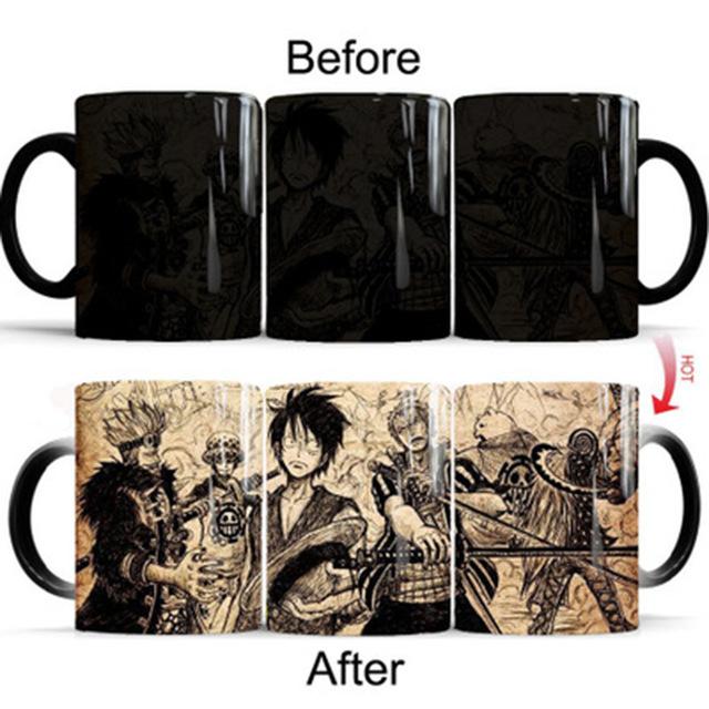 One Piece Manga Series Color Changing Mug Cup ANM0608 Default Title Official One Piece Merch