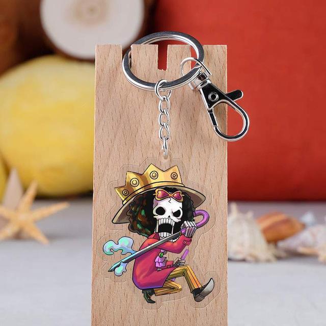 One Piece Brook Keychain ANM0608 Default Title Official One Piece Merch
