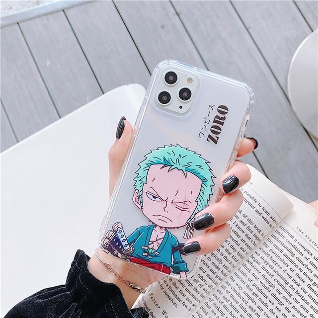 One Piece Young Roronoa Zoro Transparent iPhone Case ANM0608 For 6Plus  6sPlus Official One Piece Merch