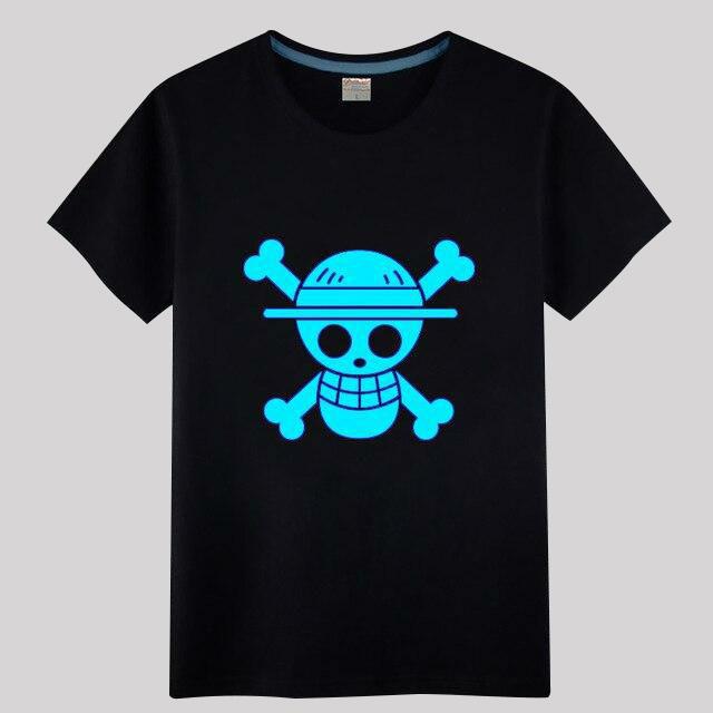 Glow in the Dark T-Shirts MNK1108 One Piece Logo / S Official One Piece Merch
