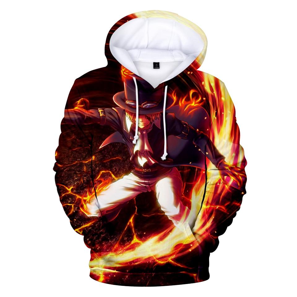 One Piece Sabo Fire Hoodie ANM0608 XS Official One Piece Merch