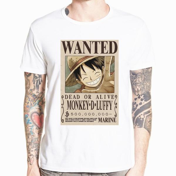 One Piece T-Shirt Luffy Search Notice OMS0911