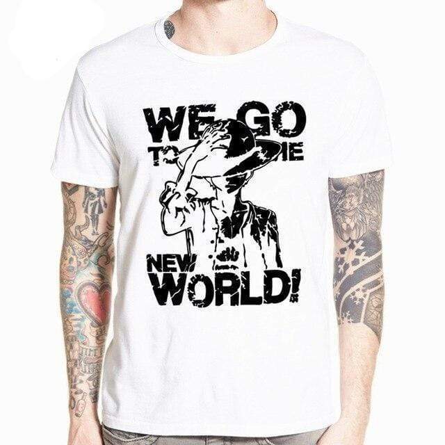 One Piece T-Shirt The New World Road OMS0911