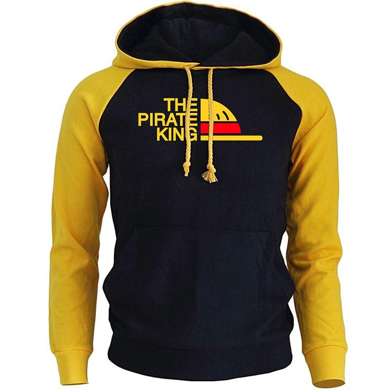 One Piece The Pirate King Hoodie ANM0608 Black / S Official One Piece Merch