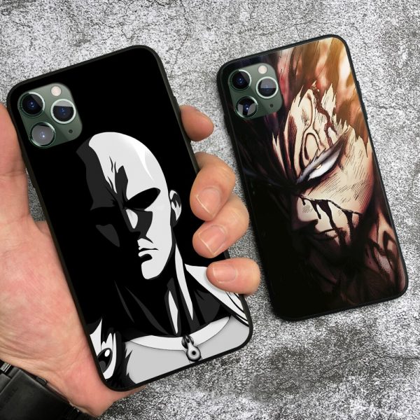 One Punch Man anime Saitama Garou soft silicone Phone case cover shell For iPhone 6 6s 1 - One Punch Man Shop