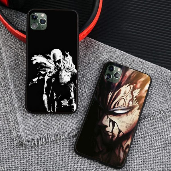 One Punch Man anime Saitama Garou soft silicone Phone case cover shell For iPhone 6 6s 3 - One Punch Man Shop