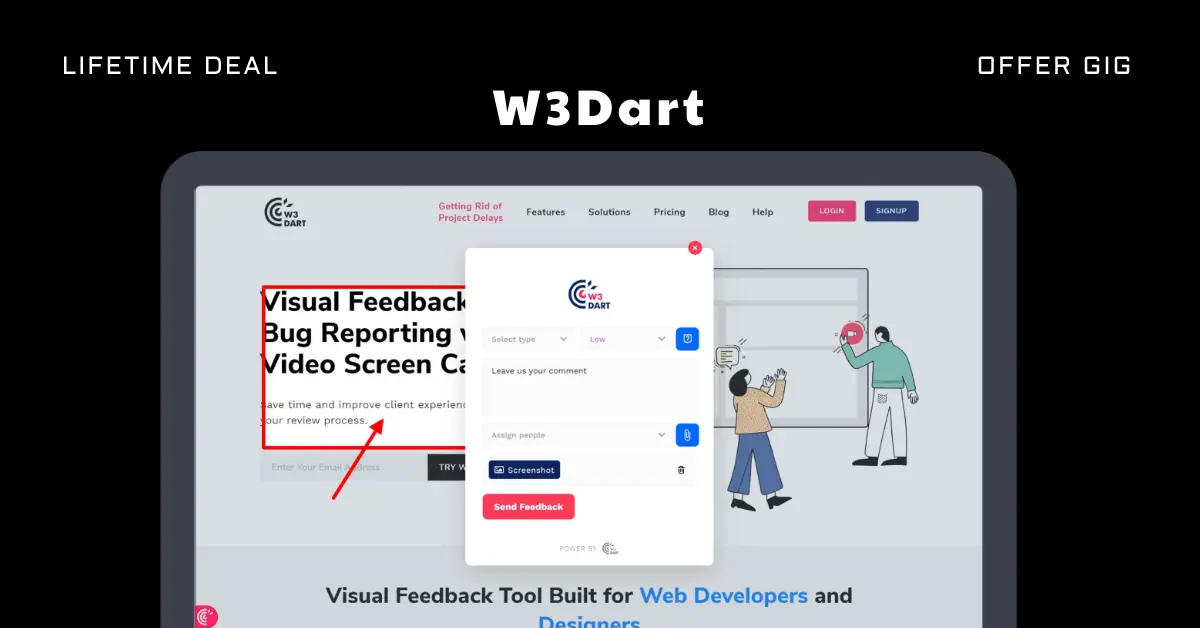 You are currently viewing W3Dart Lifetime Deal | Visual Feedback Tool & Bug Reporting