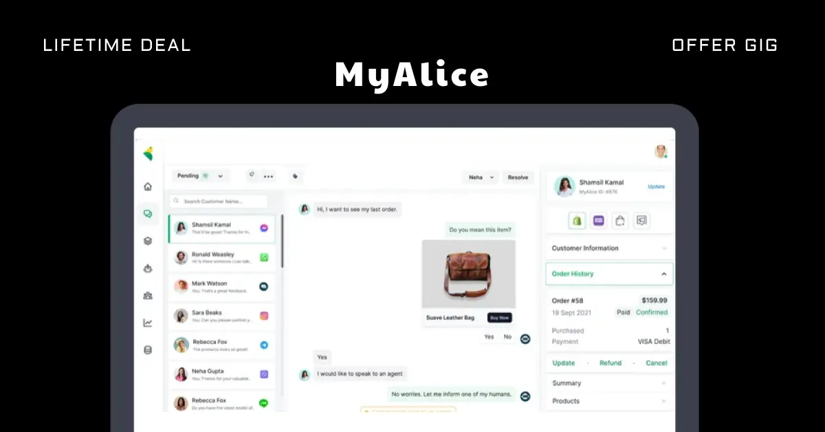 You are currently viewing MyAlice Lifetime Deal | Streamline E-commerce Support