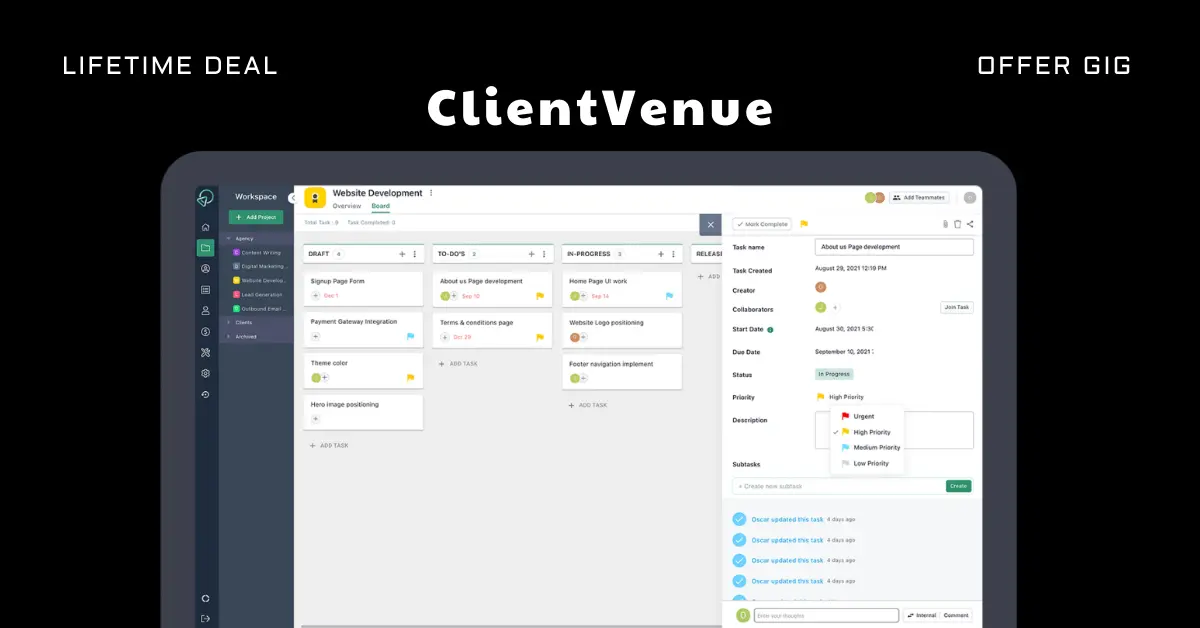 You are currently viewing ClientVenue Lifetime Deal | Fully Managed Client Portal