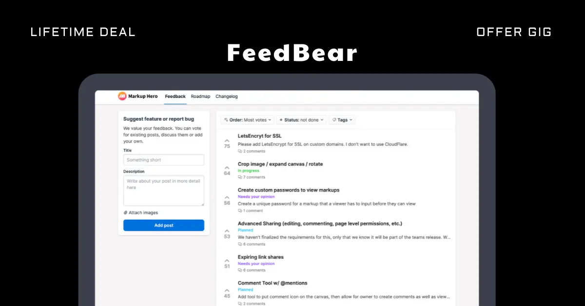 You are currently viewing FeedBear Lifetime Deal | Collect & Manage Customer Feedback