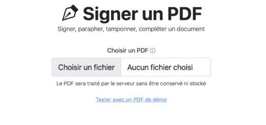 Signer un PDF