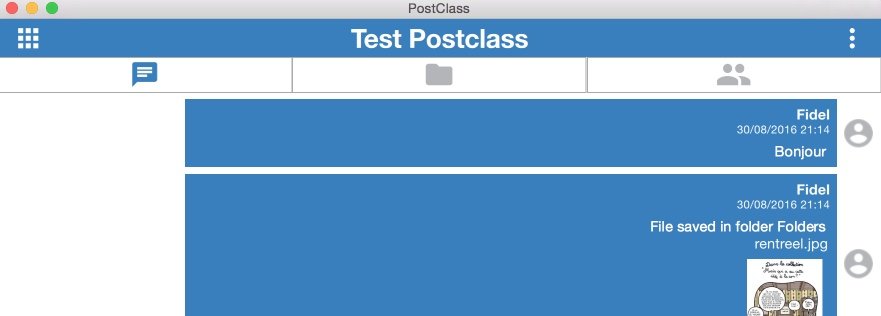 interface postclass onglets