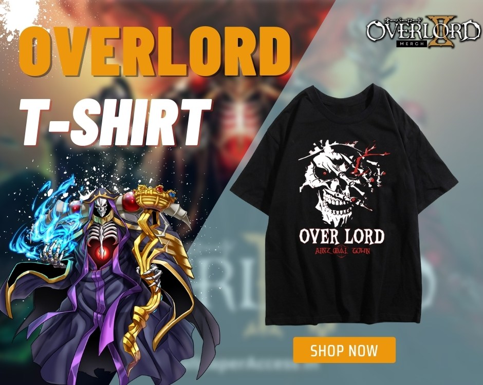 Overlord T Shirt Anime Emblem For Kid Girl Men-Colonhue